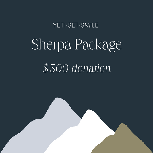 Yeti-Set-Smile Donation - “Sherpa” Package